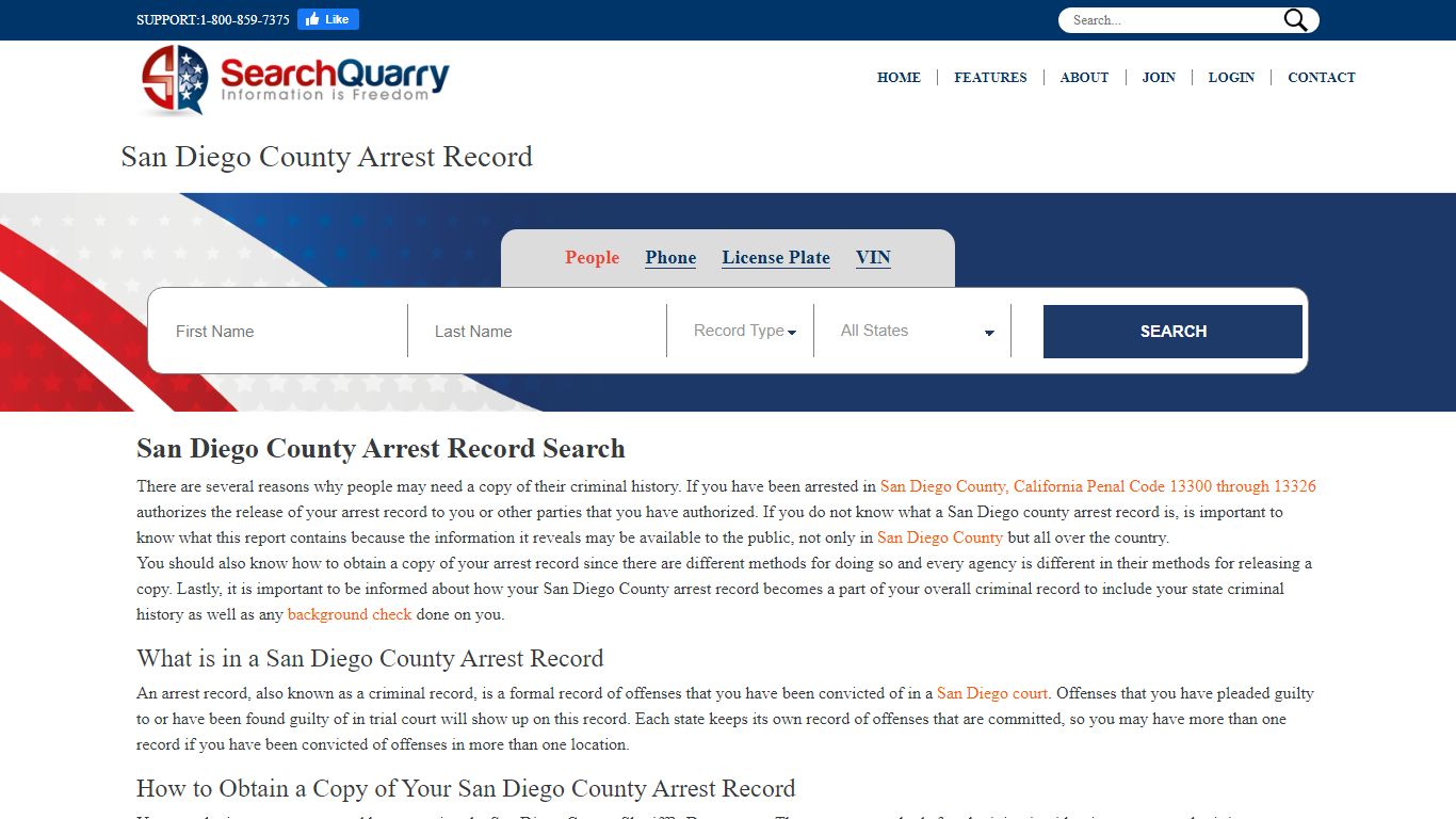 Free San Diego County Arrest Record | Enter a Name to View ...